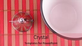  Presentation with tea plant - PPT theme with let's make tea - teapot background and a  colored foreground