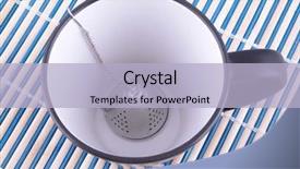  Presentation with tea plant - Beautiful PPT theme featuring let's make tea - teapot backdrop and a  colored foreground