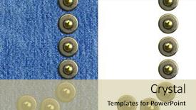  Presentation with alphabet - Slides with letter j on jeans background background and a soft green colored foreground