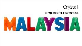  Presentation with letter - Colorful slides enhanced with letter magnets malaysia isolated backdrop and a white colored foreground