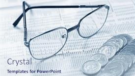  Presentation with silver - Theme consisting of letterbox-view-of-pile background and a sky blue colored foreground