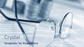  Presentation with silver - PPT layouts featuring letterbox-view-of-pile background and a sky blue colored foreground