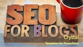  Presentation with color block - Amazing presentation design having letterpress wood type printing block backdrop and a tawny brown colored foreground