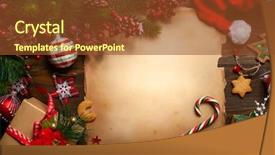  Presentation with vintage letter - Cool new presentation design with letters - frame with vintage paper fir backdrop and a tawny brown colored foreground