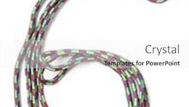  Presentation with white letters - Amazing PPT layouts having letters and numbers alphabet of rope on a white background backdrop and a white colored foreground