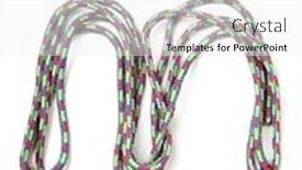  Presentation with white letters - Amazing slide deck having letters and numbers alphabet of rope on a white background backdrop and a white colored foreground