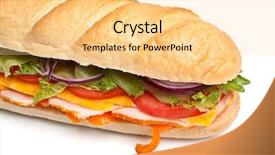  Presentation with lettuce - Audience pleasing presentation theme consisting of babies eating a sticky lollipop on white background backdrop and a soft green colored foreground