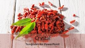  Presentation with leukemia - Presentation consisting of leukemia - dry goji berry on old background and a red colored foreground