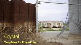  Presentation with louisiana - Slides having level-of-the-water background and a tawny brown colored foreground