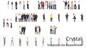  Presentation with united states unity - Beautiful presentation design featuring level pyramid - corporate teamwork united company backdrop and a white colored foreground