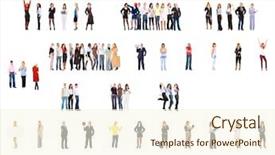  Presentation with culture diversity - PPT theme enhanced with level pyramid - office culture people diversity background and a cream colored foreground