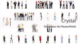  Presentation with culture - Amazing slide deck having level pyramid - team over white office culture backdrop and a  colored foreground