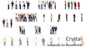  Presentation with stand - Theme consisting of level pyramid - together we stand clerks compilation background and a  colored foreground