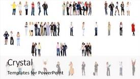  Presentation with company achievement - Slide deck having level pyramid - united company achievement idea background and a white colored foreground