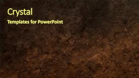  Presentation with cracked - PPT theme with level up - brown cracked background background and a wine colored foreground