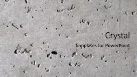  Presentation with concrete - PPT theme enhanced with level up - concrete texture background and a light gray colored foreground