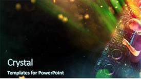  Presentation with party - Amazing presentation theme having level up - dj mixes the track backdrop and a wine colored foreground