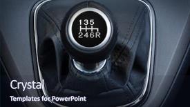  Presentation with speed - Amazing slides having lever - close-up of a six speed backdrop and a wine colored foreground