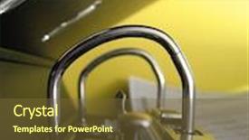  Presentation with first - Beautiful theme featuring lever arch file containing pages of documents focused at the first closest arch backdrop and a tawny brown colored foreground