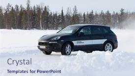  Presentation with experience - Amazing PPT theme having levi-finland-feb-20-unknown backdrop and a sky blue colored foreground