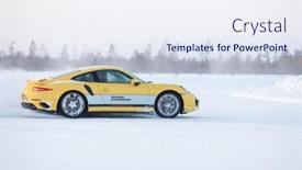  Presentation with experience - Cool new slide deck with levi-finland-feb-20-unknown backdrop and a sky blue colored foreground