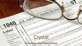  Presentation with tax - Slides enhanced with levis - 2007 tax form 1040 background and a  colored foreground