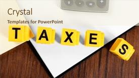  Presentation with revenue taxes - Cool new presentation with levis - alphabet taxes and calculator backdrop and a cream colored foreground
