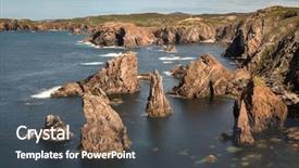  Presentation with scotland - Amazing PPT theme having lewis and harris outer backdrop and a dark gray colored foreground