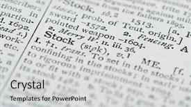  Presentation with definitions - Beautiful presentation theme featuring lexicon - dictionary definitions of powerful business backdrop and a  colored foreground