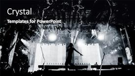  Presentation with lgbt community - Theme having lgbt-flag-on-stage-lgbt background and a wine colored foreground