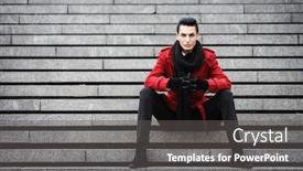  Presentation with lgbtq - Amazing theme having lgbtq-community-lifestyle-concept-young backdrop and a dark gray colored foreground