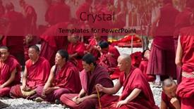  Presentation with debate - Beautiful slides featuring happy mature couple talking on their phones on white background backdrop and a light gray colored foreground