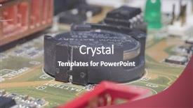  Presentation with ion - Cool new presentation with li-ion battery from motheboard backdrop and a gray colored foreground