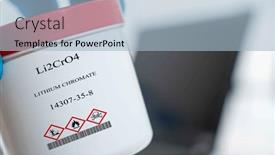  Presentation with lithium - Presentation theme featuring li2cro4-lithium-chromate-cas-14307 background and a light blue colored foreground