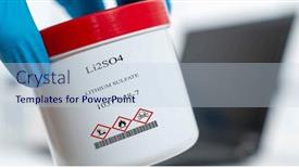  Presentation with lithium - PPT theme having li2so4-lithium-sulfate-cas-10377 background and a lemonade colored foreground