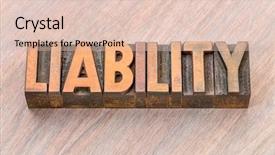  Presentation with abstract - PPT layouts having liability word abstract in vintage background and a  colored foreground