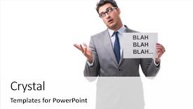  Presentation with cfd white - PPT layouts having liar - businessman telling lies isolated background and a white colored foreground