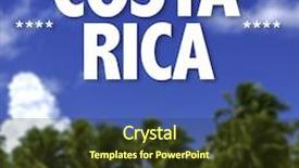  Presentation with costa rica - Slides enhanced with liberia - costa rica written background and a tawny brown colored foreground