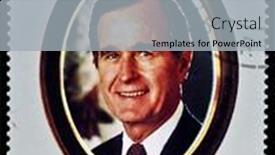  Presentation with president - Audience pleasing presentation consisting of liberia-circa-2000s-a-stamp backdrop and a light gray colored foreground