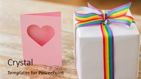  Presentation with gay pride - Theme enhanced with love life liberty - homosexual and lgbt concept background and a  colored foreground