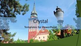  Presentation with liberty - Audience pleasing theme consisting of liberty bell - subotica center is dominated backdrop and a light blue colored foreground