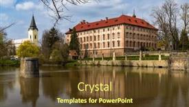  Presentation with czech republic - PPT layouts enhanced with libochovice-palace-in-czech-republic background and a  colored foreground