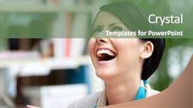  Presentation with self development - Presentation theme featuring library education and self-development background and a ocean colored foreground