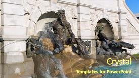  Presentation with thomas jefferson - Slides featuring library of congress thomas jefferson building in washington dc usa background and a tawny brown colored foreground