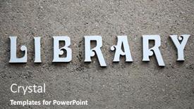  Presentation with california - Slides having library-placentia-california-library-sign background and a gray colored foreground