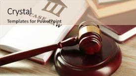  Presentation with law case - Slides with library rules - open book with words case background and a lemonade colored foreground