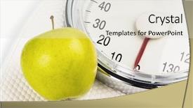  Presentation with rich - Beautiful PPT theme featuring librus - bathroom scale is backdrop and a lemonade colored foreground