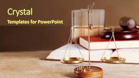  Presentation with scales of justice - Colorful PPT layouts enhanced with librus - justice scales with wooden gavel backdrop and a tawny brown colored foreground
