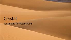  Presentation with sahara - Slide deck featuring libya - background with beautiful structures background and a gold colored foreground