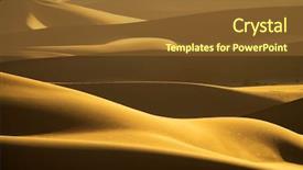  Presentation with sahara - Beautiful presentation theme featuring libya - background with beautiful structures backdrop and a tawny brown colored foreground